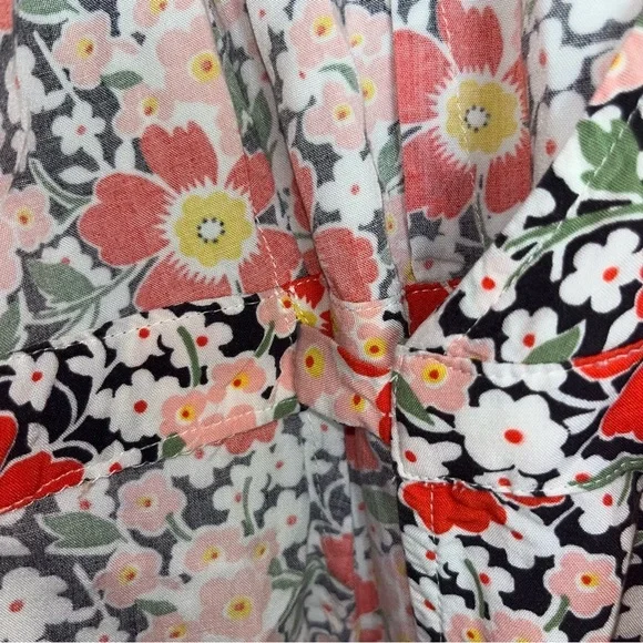 J. Crew Mercantile Easy Floral Wrap Midi Dress - Picture 5 of 9